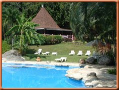 Piso de madera en el Pabellon